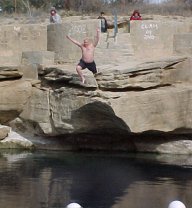 Eric takes the plunge!