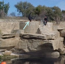 Richie flips over scuba diving!