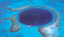 The 'Blue Hole' in Belize